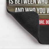 Tapis De Souris La bataille la plus difficile - Motivation de l'en (Coin)