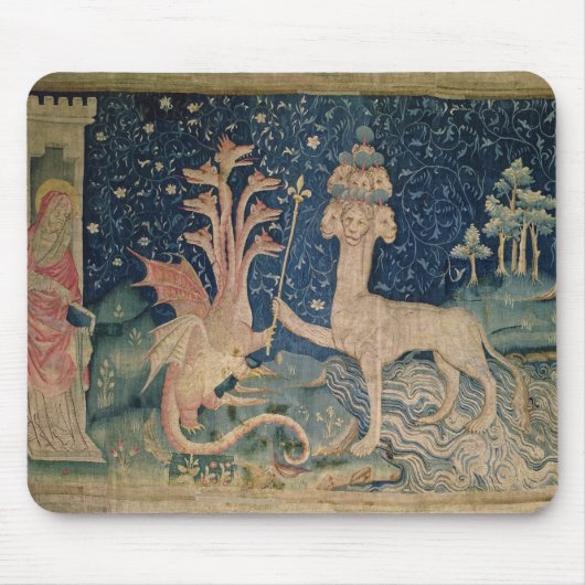 Tapis De Souris La bête de la mer avec sept têtes (Devant)