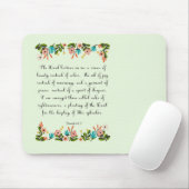 Tapis De Souris La bible exprime l'art en vers - 61:3 d'Isaïe (Avec souris)