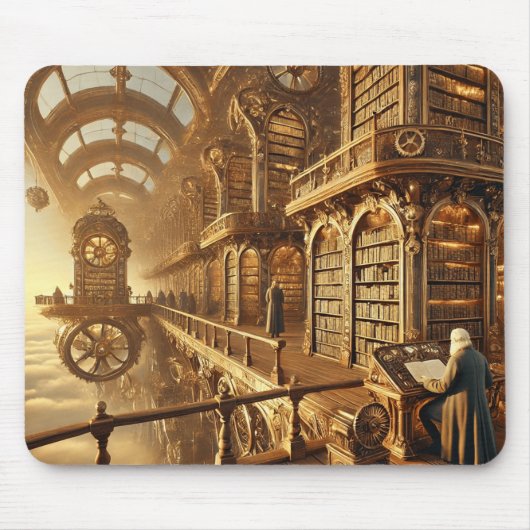 Tapis De Souris La bibliothèque céleste (Devant)