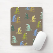 Tapis De Souris La bicyclette soutient Mousepad (Avec souris)