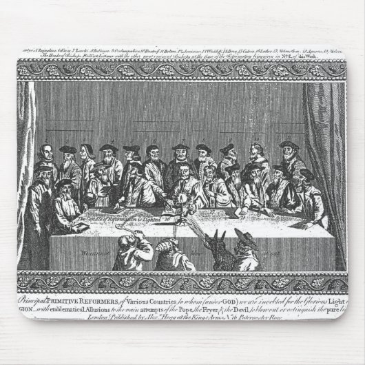 Tapis De Souris La bougie de la réforme est Lighted (Devant)