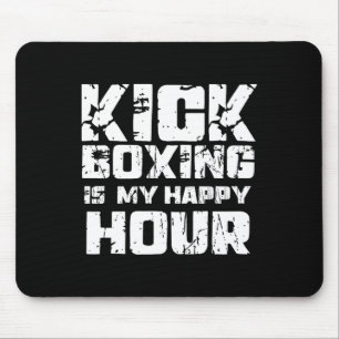 Tapis De Souris La boxe thaïlandaise est mon heure heureuse Femmes