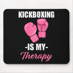 Tapis De Souris La boxe thaïlandaise féminine est ma thérapie, exc