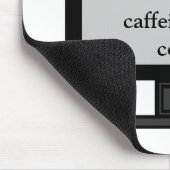 Tapis De Souris La caféine dans le code Mousepad (Coin)