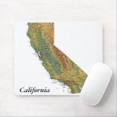 Tapis De Souris La Californie Mousepad (Avec souris)