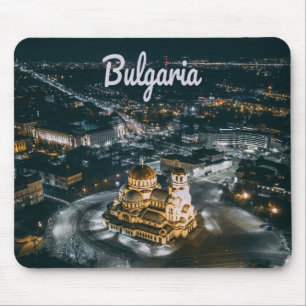 Tapis De Souris La capitale bulgare Sofia Alexandre Nevsky Cathédr