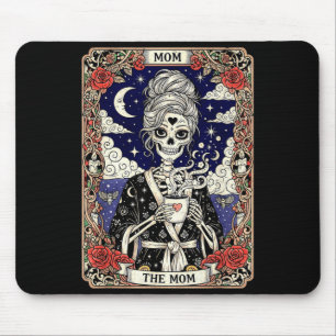 Tapis De Souris La carte de tarot de la mère squelette gothique vi