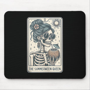 Tapis De Souris La carte Summerween Queen Tarot, Halloween en cuis