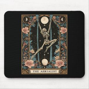 Tapis De Souris La Cartomancienne aérienne en soie Tarot Squelette