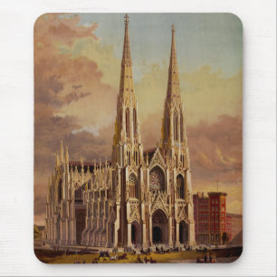 Tapis De Souris La cathédrale Saint-Patrick dans le Midtown Manhat