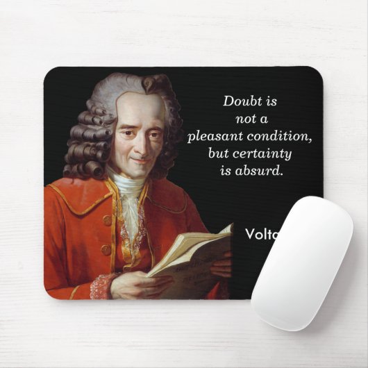 Tapis De Souris La certitude est absurde -mousepad (Avec souris)