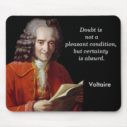 Tapis De Souris La certitude est absurde -mousepad (Devant)