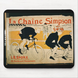 Tapis De Souris "La chaîne de Simpson", Paris (litho de couleur)