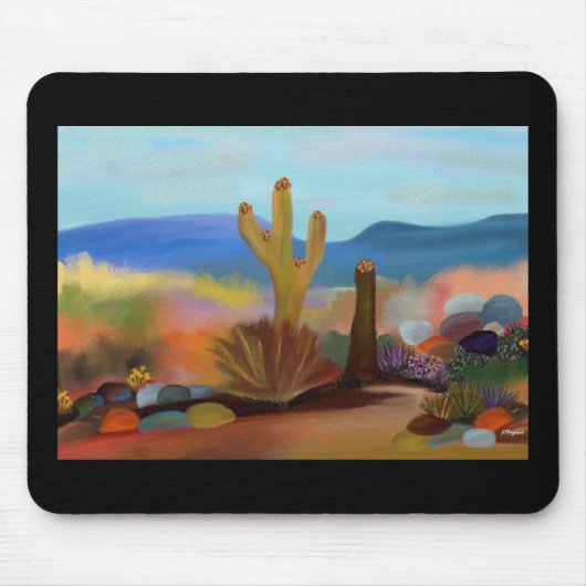 Tapis De Souris La chaleur Mousepad d'été de désert (Devant)