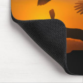 Tapis De Souris La chasse aux buses de Harris (Coin)