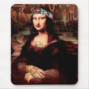 Tapis De Souris La Chola Mona Lisa Mexicaine