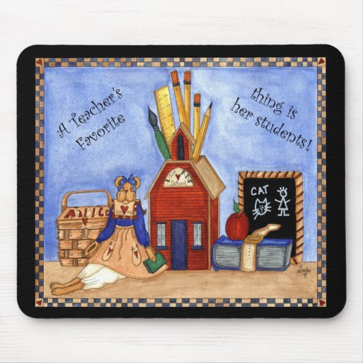 Tapis De Souris Teacher's favorite thing Mousepad (Devant)
