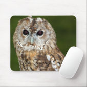 Tapis De Souris La Chouette Tawny (Avec souris)
