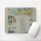 Tapis De Souris La cigale et la fourmi des fables (Avec souris)