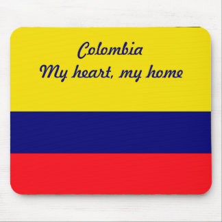Tapis De Souris La Colombie mon coeur ma maison