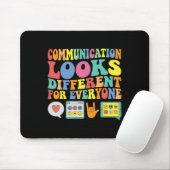 Tapis De Souris La communication est différente pour chaque person (Avec souris)