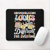 Tapis De Souris La communication est différente pour chaque person (Avec souris)
