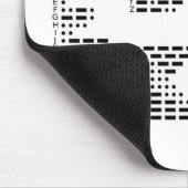 Tapis De Souris La communication est une question de Morse (Coin)