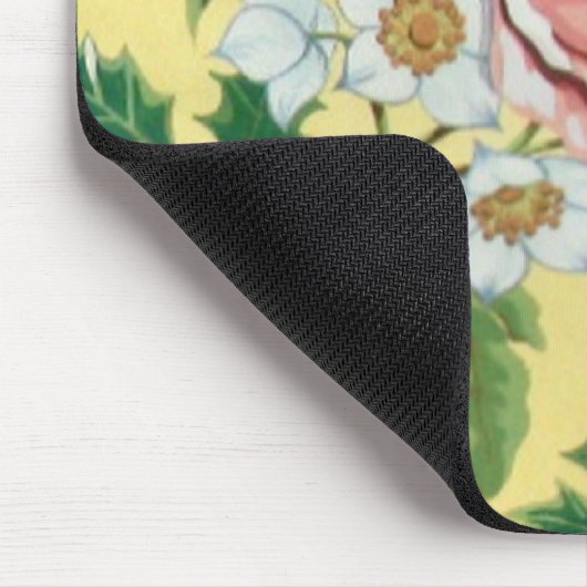 Tapis De Souris La conception florale de Pat (Coin)