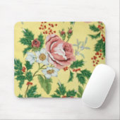 Tapis De Souris La conception florale de Pat (Avec souris)