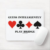 Tapis De Souris La conjecture jouent intelligemment au bridge (Avec souris)
