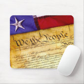 Tapis De Souris La Constitution américaine (Avec souris)
