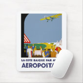 Tapis De Souris La Côte Basque Par Avion (Avec souris)