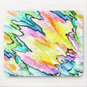 Tapis De Souris La couleur de conception ondule JL Biel