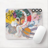 Tapis De Souris La courbe dominante de Kandinsky Abstraite (Avec souris)