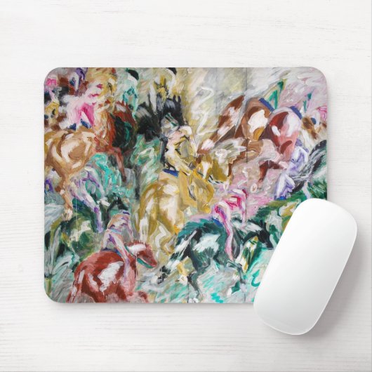 Tapis De Souris La course de cheval Mousepad (Avec souris)
