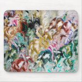 Tapis De Souris La course de cheval Mousepad (Devant)