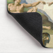 Tapis De Souris La Création d'Adam de Michel-Ange (Création d'Adam (Coin)