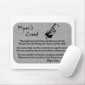 Tapis De Souris La croyance du joueur de pipeau (pierre) (Avec souris)