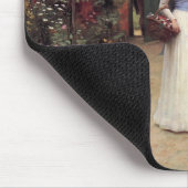Tapis De Souris La Dame Dans Un Jardin (Coin)