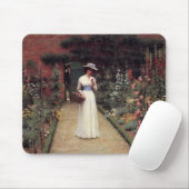 Tapis De Souris La Dame Dans Un Jardin (Avec souris)