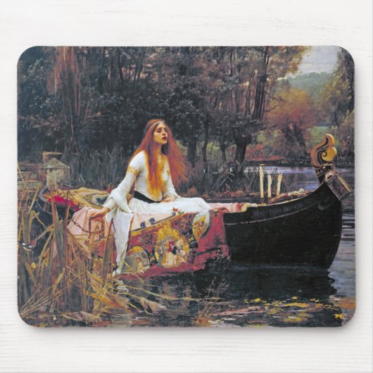 Tapis De Souris La Dame de Shalott, John William Waterhouse (Devant)