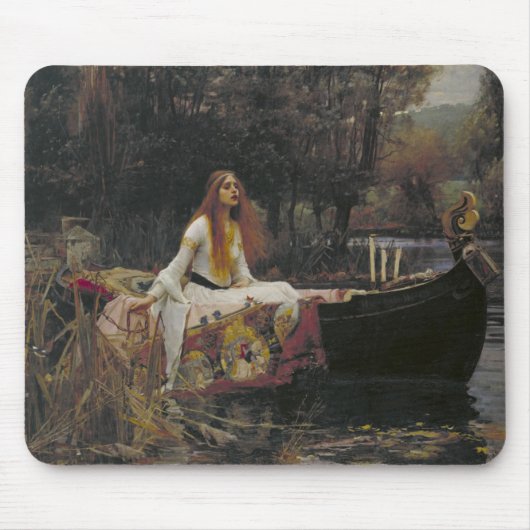 Tapis De Souris La Dame de Shalott par John William Waterhouse (Devant)