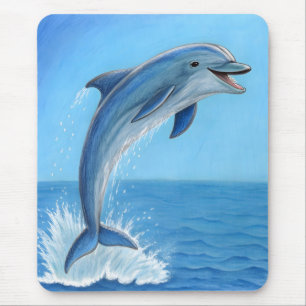Tapis De Souris La danse silencieuse du dauphin