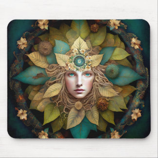 Tapis De Souris La déesse de la nature Mandala