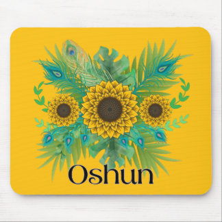 Tapis De Souris La déesse d'Oshun Tournesols