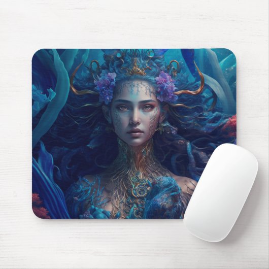 Tapis De Souris La déesse maritime Mousepad (Avec souris)