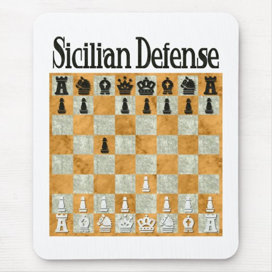 Tapis De Souris La défense sicilienne (Devant)