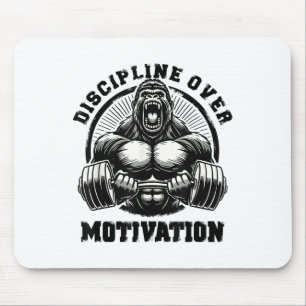 Tapis De Souris La Discipline Plutôt que la Motivation Citations d