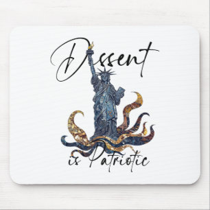 Tapis De Souris La dissidence est patriotique, protestation politi